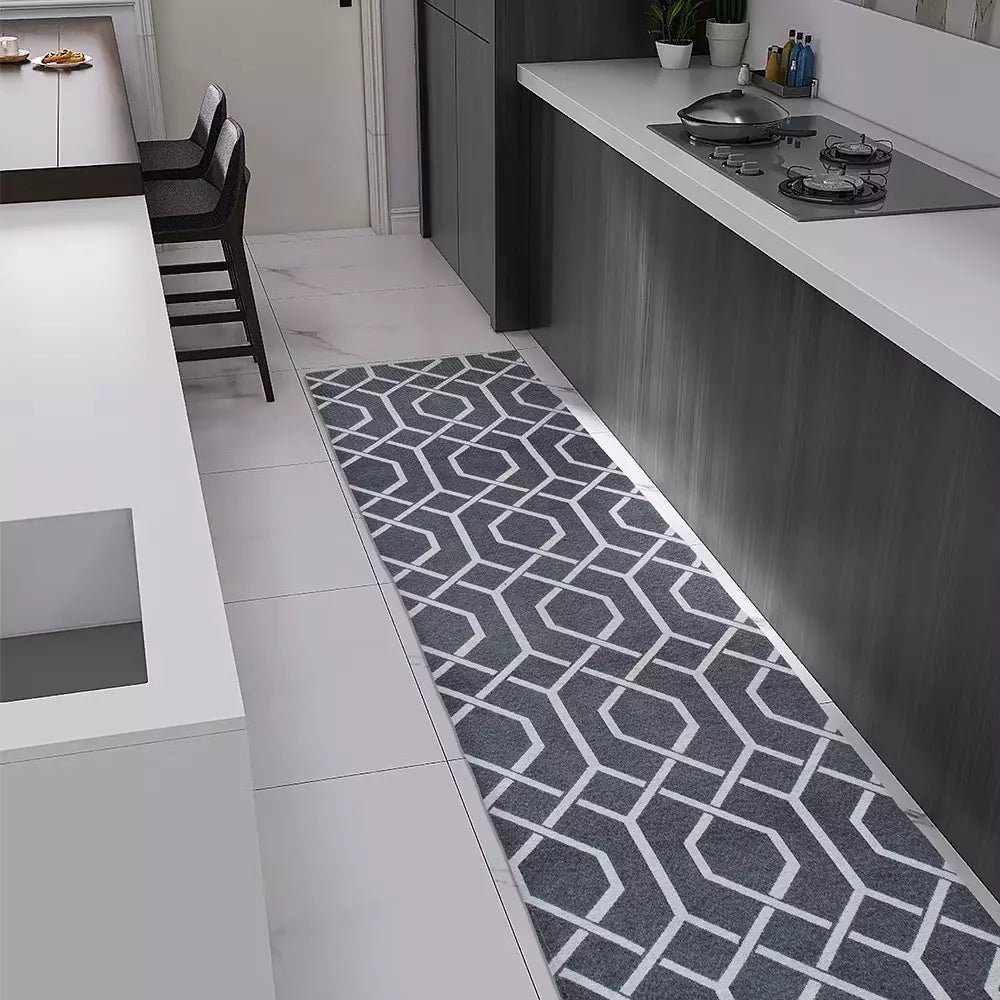 Tapete Passadeira Antiderrapante – Geométrico Moderno 2,00m x 45cm