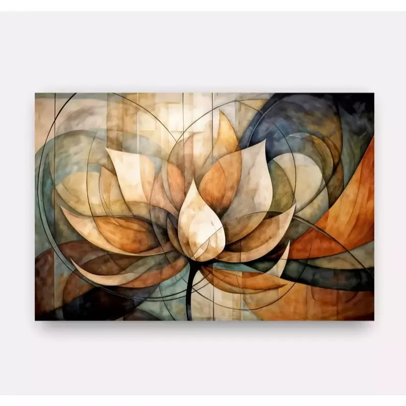 Quadro Abstrato Minimalista – Florescer da Alma, Elegância para Sala e Quarto 120x80