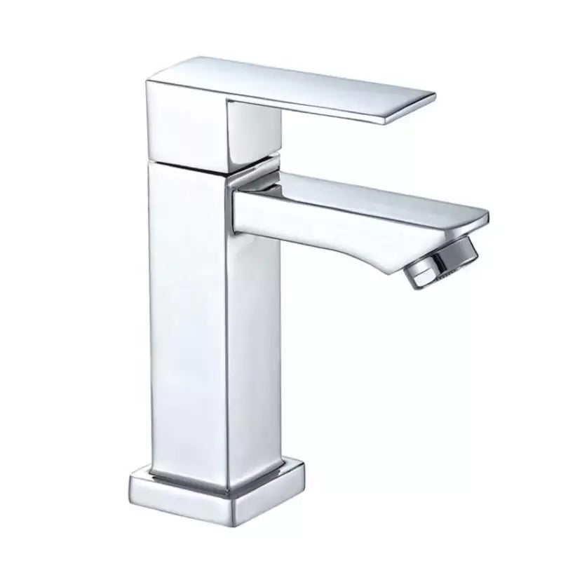 Torneira de Metal para Lavabo e Banheiro – Design Moderno Luxo Quadrado 1/2