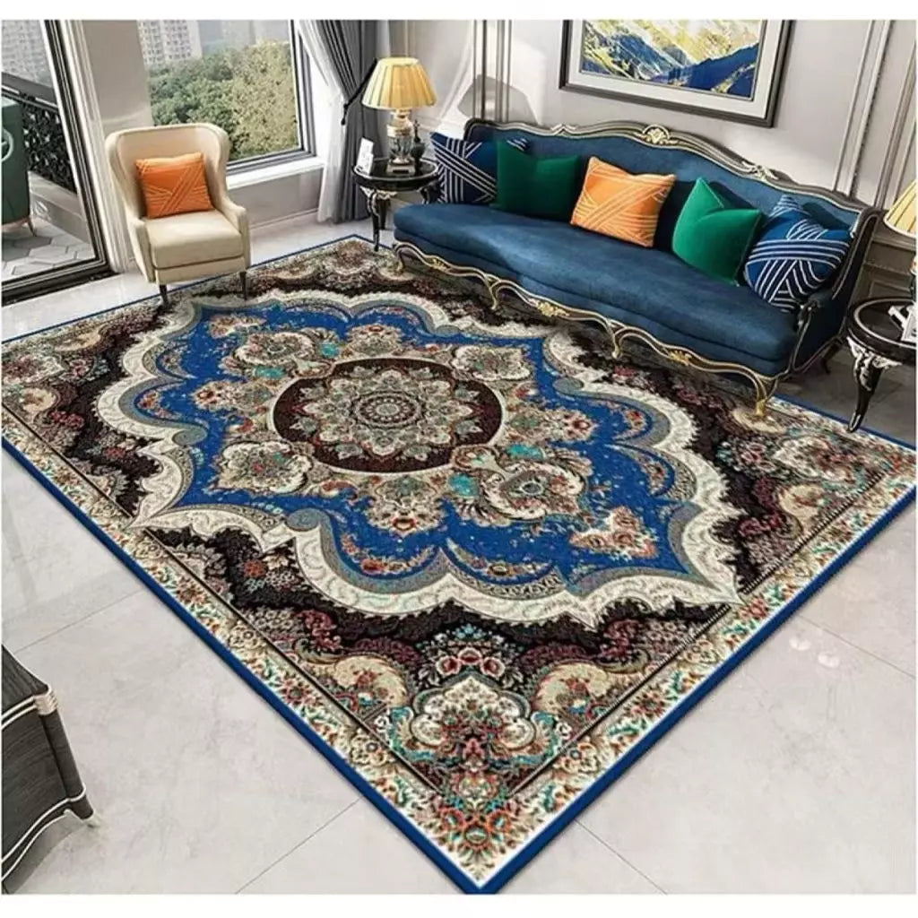 Tapete Belga Indiano Premium 2,00x1,40 – Decoração Sala/Quarto Antiderrapante