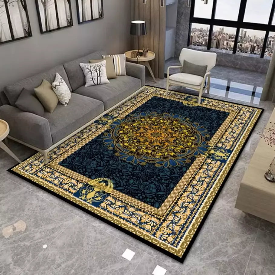 Tapete Belga Indiano Premium 2,00x1,40 – Decoração Sala/Quarto Antiderrapante