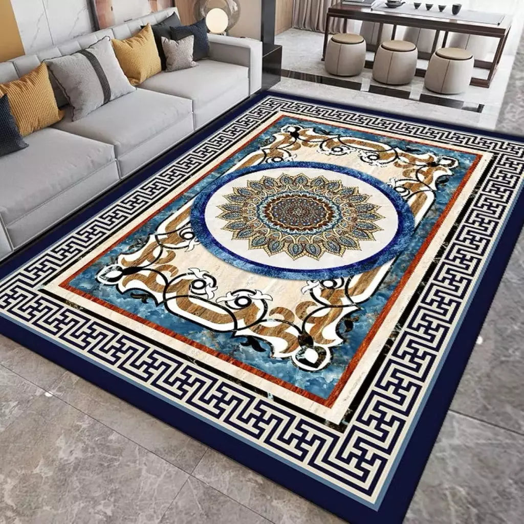 Tapete Belga Indiano Premium 2,00x1,40 – Decoração Sala/Quarto Antiderrapante