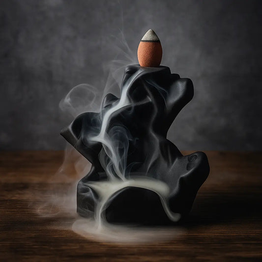 Porta Incenso Decorativo 2 em 1 Cascata e Vareta – Feng Shui