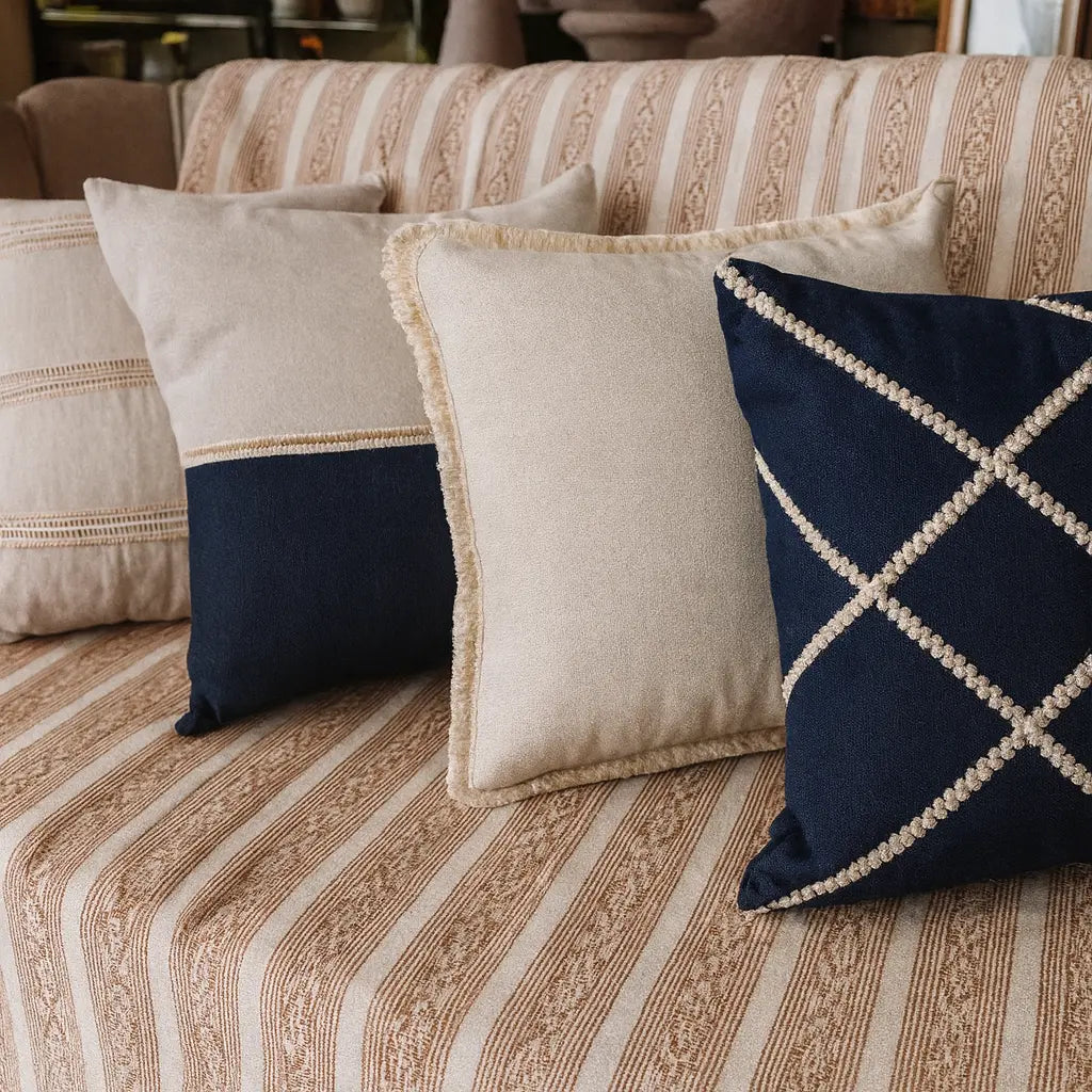 Conjunto 4 Capas de Almofada Decorativas Boho Chic – Toque Rústico e Elegante