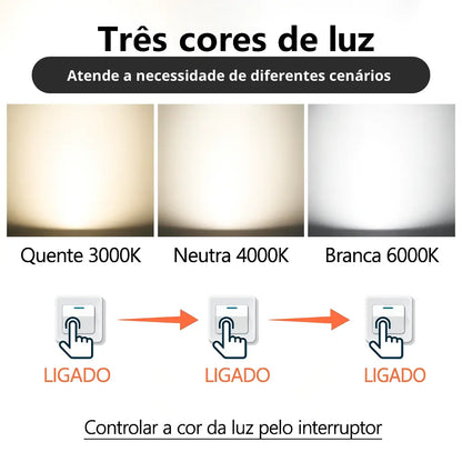 Luminária Plafon LED Moderna – Design Minimalista para Teto (110V/220V)