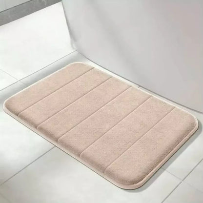 Conjunto 2 Tapetes de Banheiro com Espuma Memory Foam – Conforto Antiderrapante e Toque Aveludado