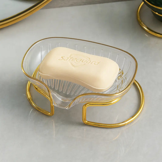 Porta Sabonete Antirrespingo – Suporte Elegante para Banheiro e Lavabo